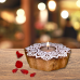 Surajmukhi Wooden T- Light Holder with 6 Soy Wax Candles